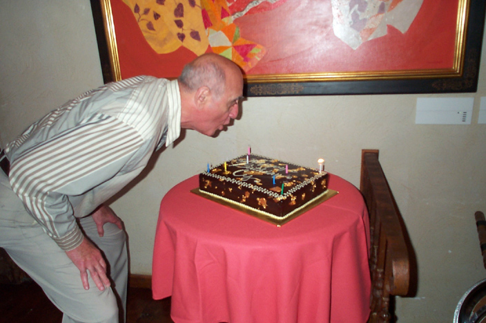 blowing out candles